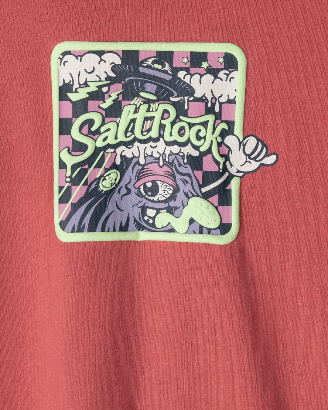 Eye Of The Khyber Kids Oversized Short Sleeve T-Shirt in Pink