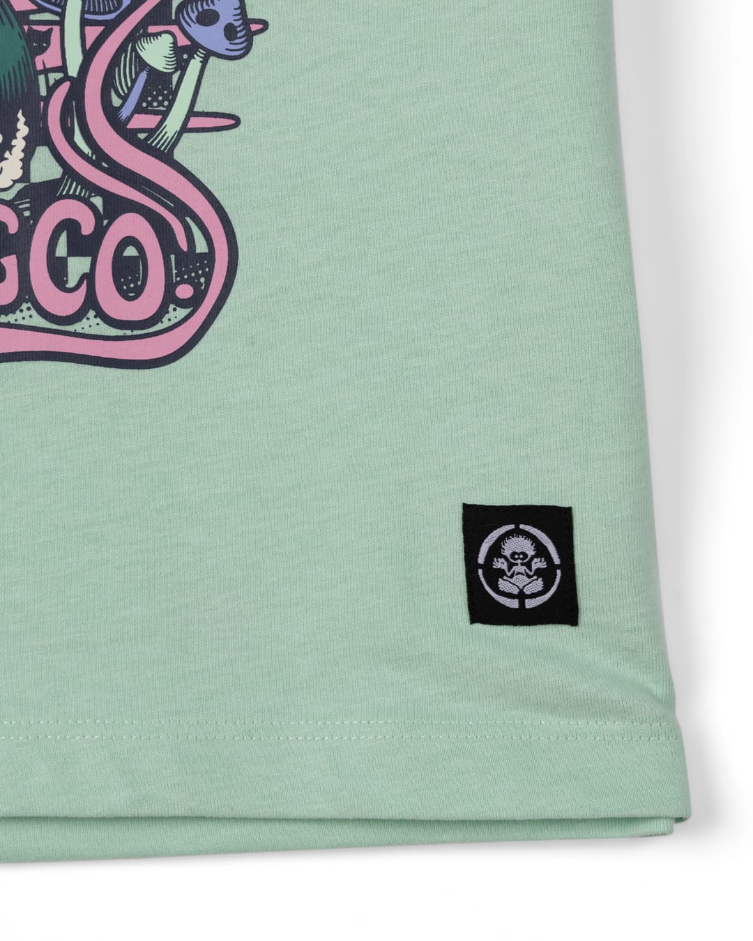 Racing To Base Kinds Oversized Short Sleeve T-Shirt In Light Green