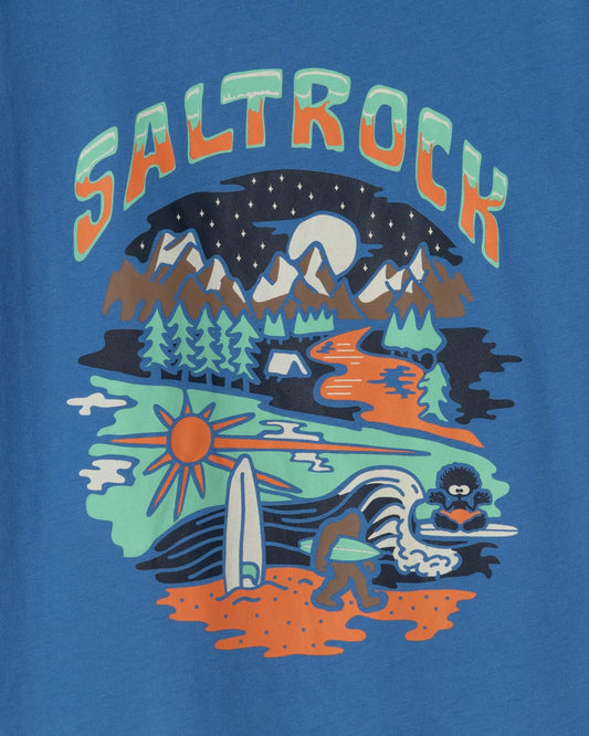 Base Camp Kids Classic Short Sleeve T-Shirt in Blue