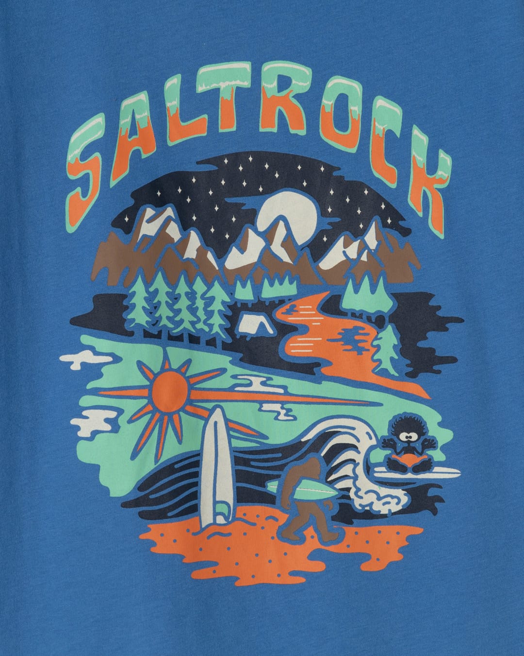 Base Camp Kids Classic Short Sleeve T-Shirt in Blue