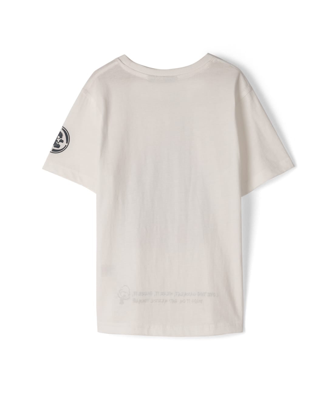 Merry Tokmas Kids Glow in the Dark Oversized T-Shirt in Cream