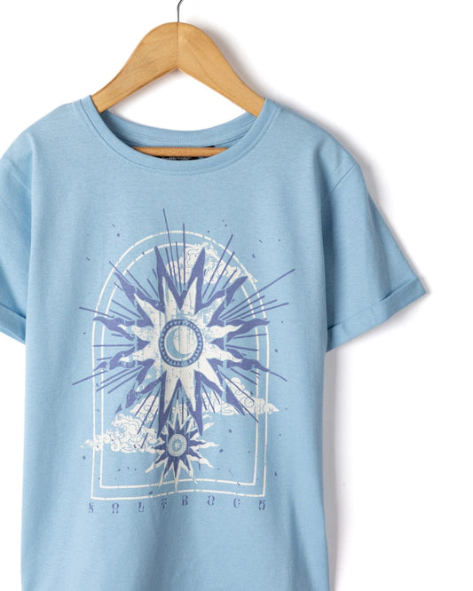 Eclipse - Kids Short Sleeve T-Shirt - Light Blue