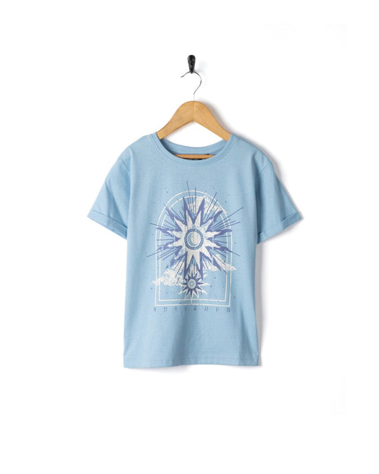 Eclipse - Kids Short Sleeve T-Shirt - Light Blue