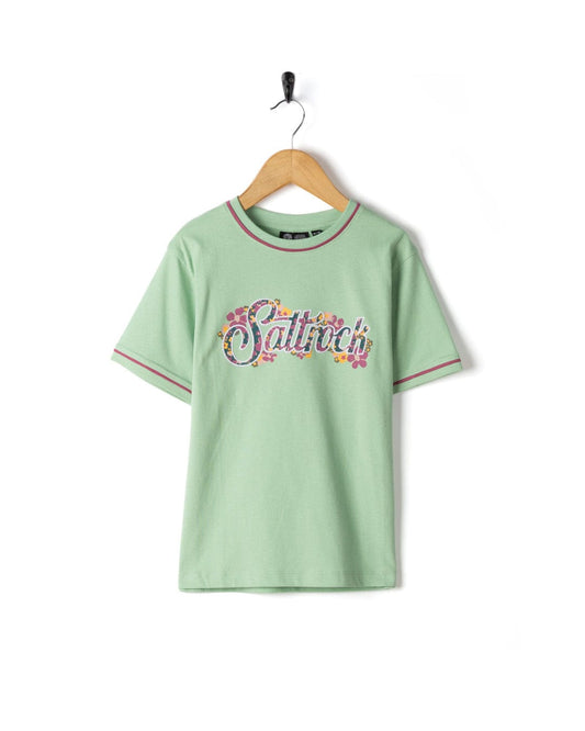 Trader Ditsy - Kids Short Sleeve T-Shirt - Green