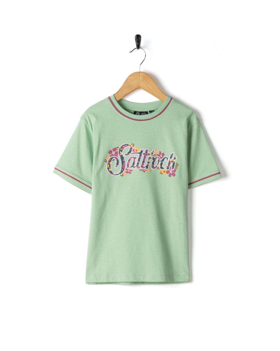 Trader Ditsy - Kids Short Sleeve T-Shirt - Green