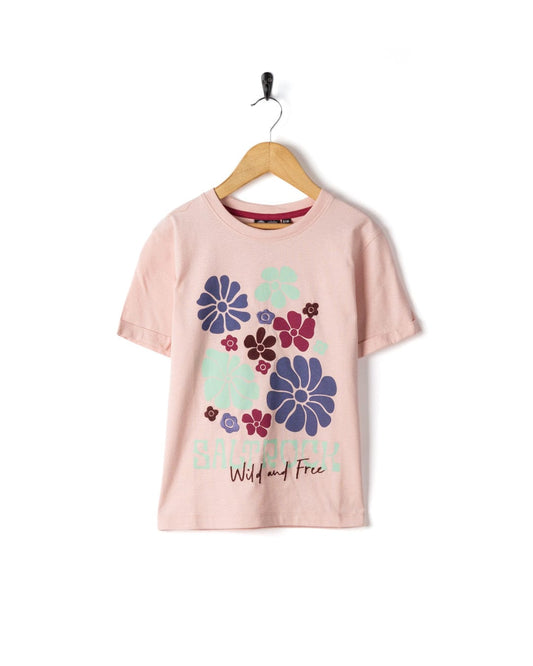 Bloom - Kids Short Sleeve T-Shirt - Pink