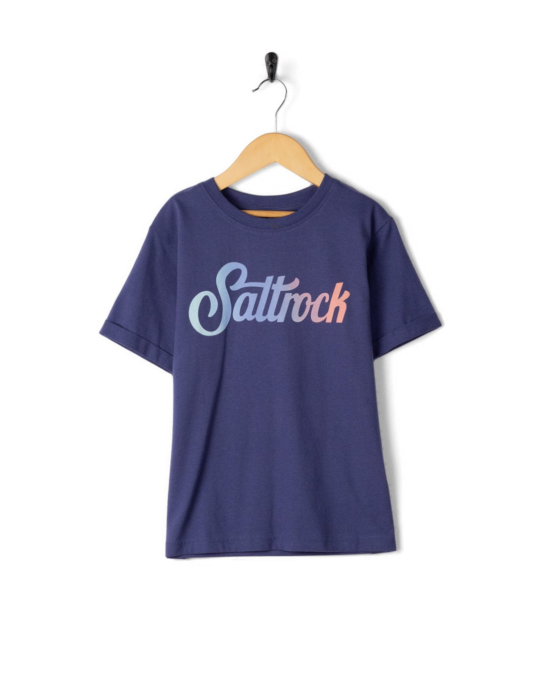 Trader Rainbow  - Kids Short Sleeve T-Shirt - Purple