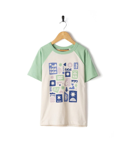 Trail - Kids Short Sleeve Raglan T-Shirt - Cream