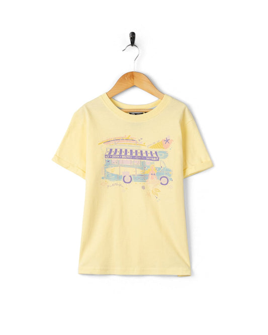 Scoop - Kids Short Sleeve T-Shirt - Light Yellow
