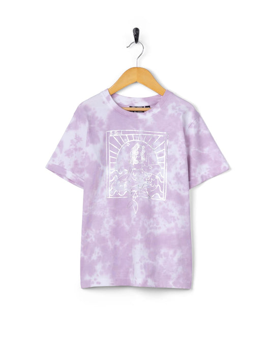Mer-Wave Kids Short Sleeve T-Shirt in Purple