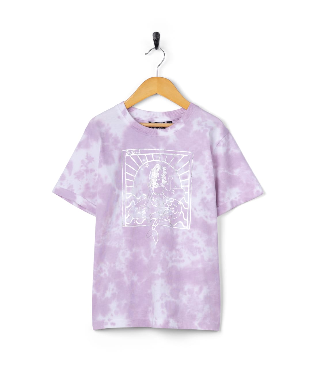 Mer-Wave Kids Short Sleeve T-Shirt in Purple