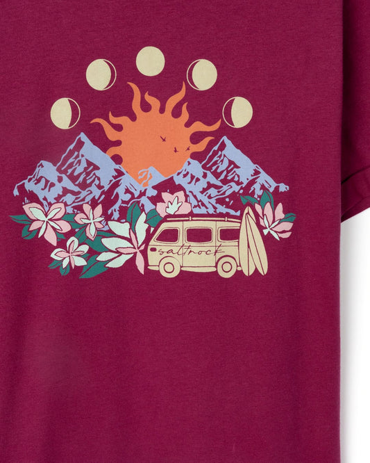 Rise And Shine Kids T-Shirt in Purple