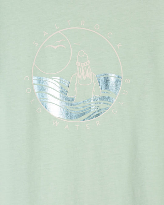 Coldwater Club Foil  - S/S Tee - LIGHT GREEN