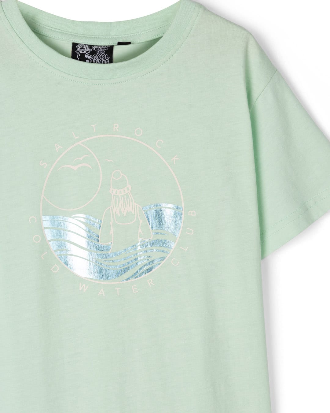 Coldwater Club Foil  - S/S Tee - LIGHT GREEN