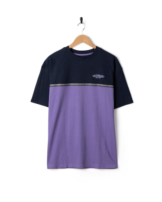 Heritage Logo - Mens Short Sleeve T-Shirt - Purple
