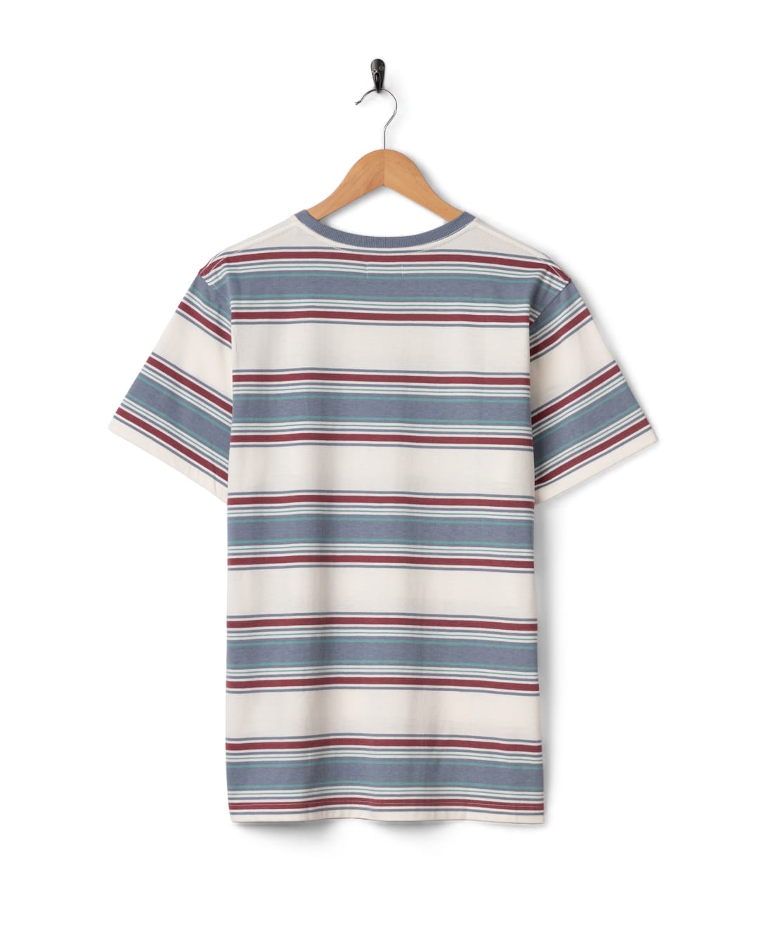 Race Heritage Mens Short Sleeve T-Shirt in Cream