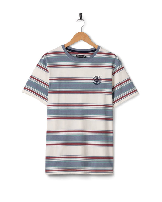 Race Heritage Mens Short Sleeve T-Shirt in Cream