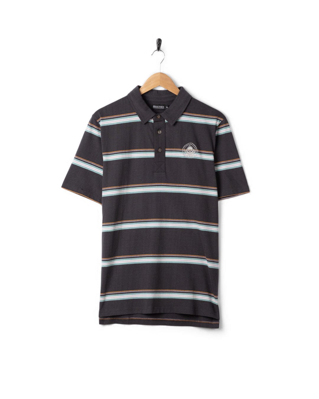 Origin Polo Mens Polo in Short Sleeve in Dark Grey