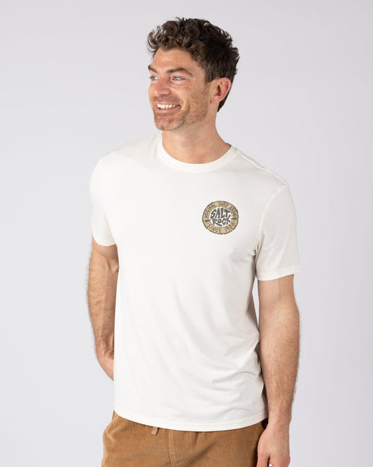 Original SR Hybrid - Mens Short Sleeve T-Shirt - Cream