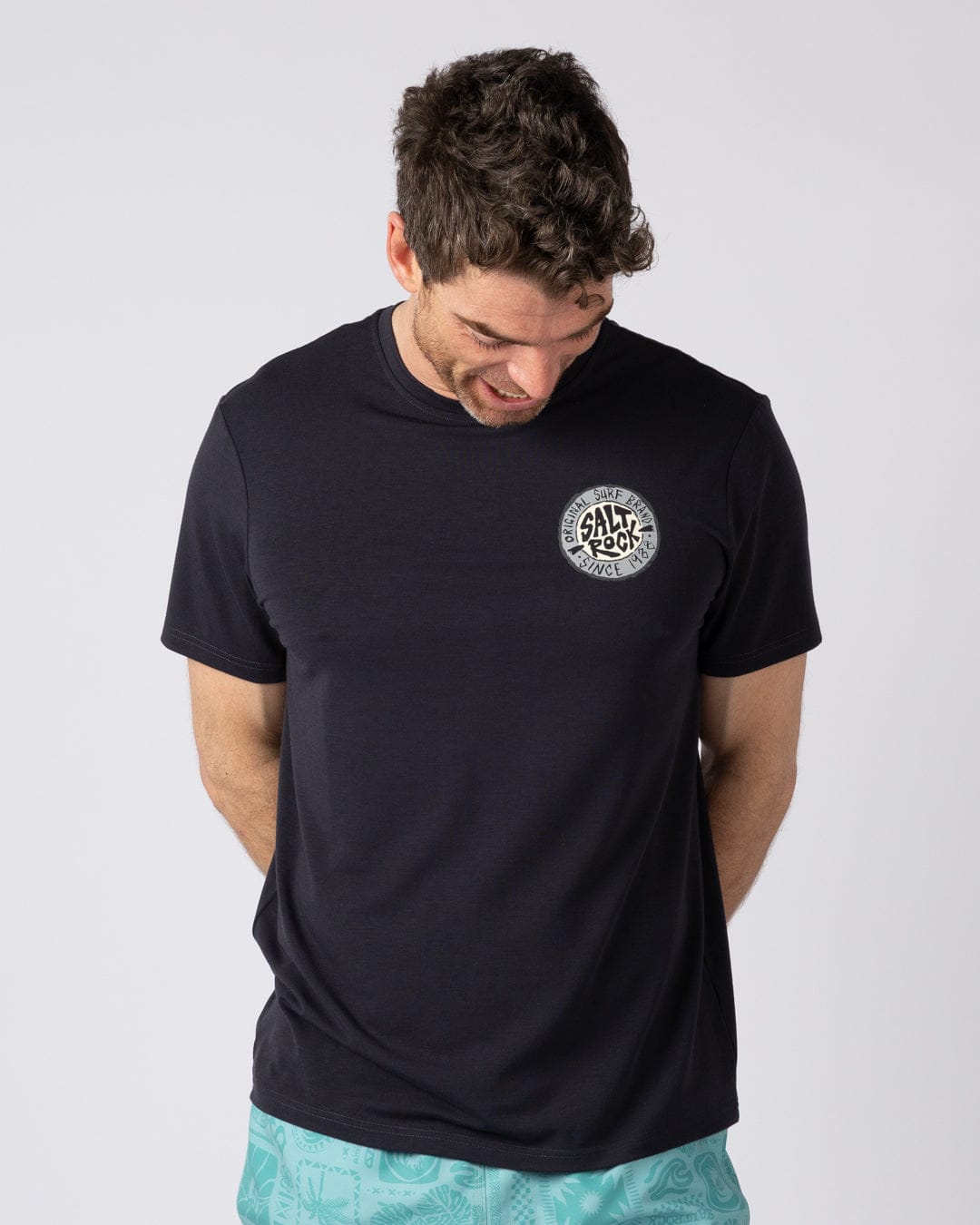 Original SR Hybrid - Mens Short Sleeve T-Shirt - Black