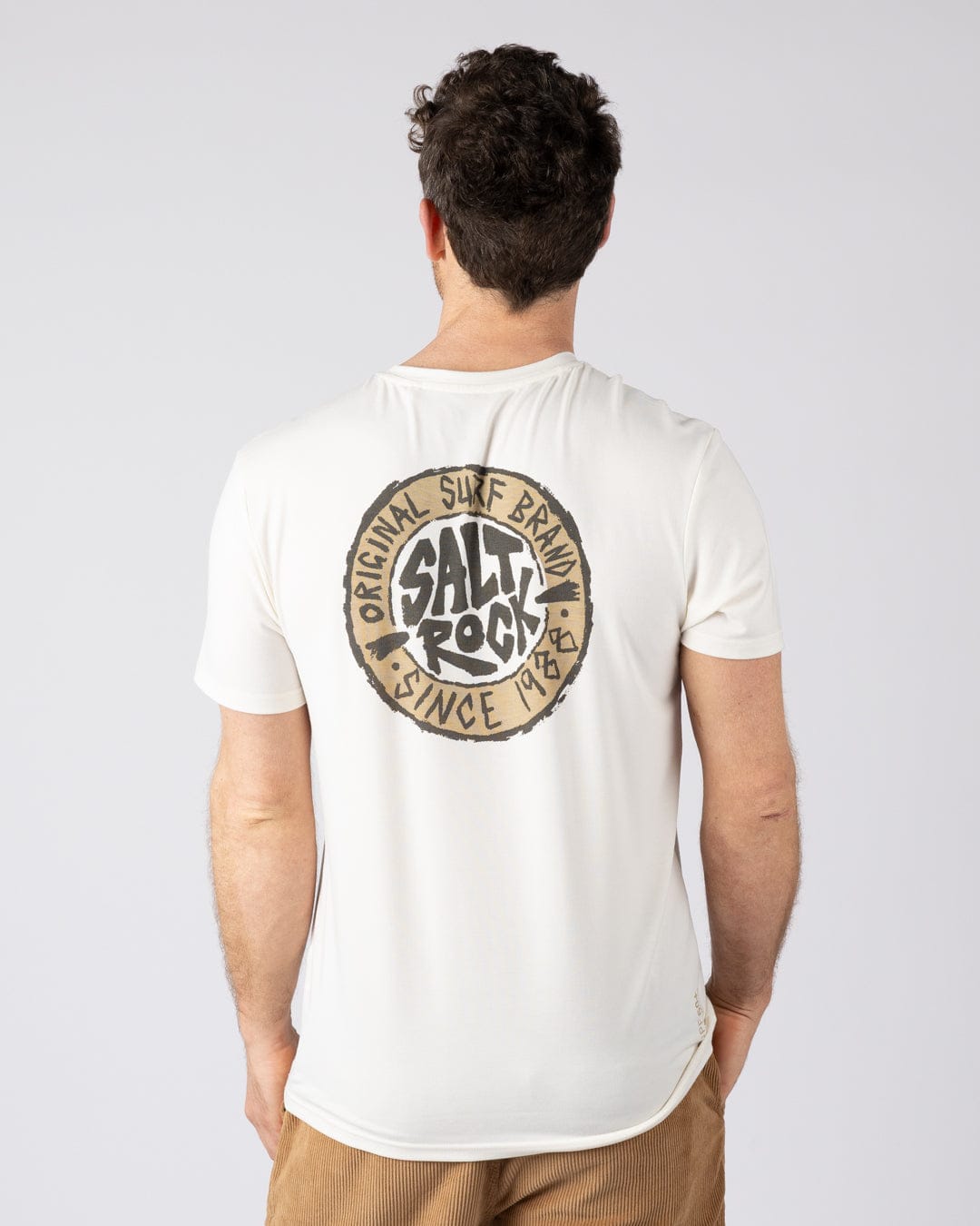 Original SR Hybrid - Mens Short Sleeve T-Shirt - Cream