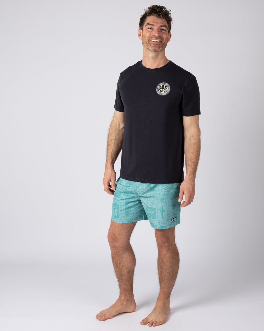 Original SR Hybrid - Mens Short Sleeve T-Shirt - Black