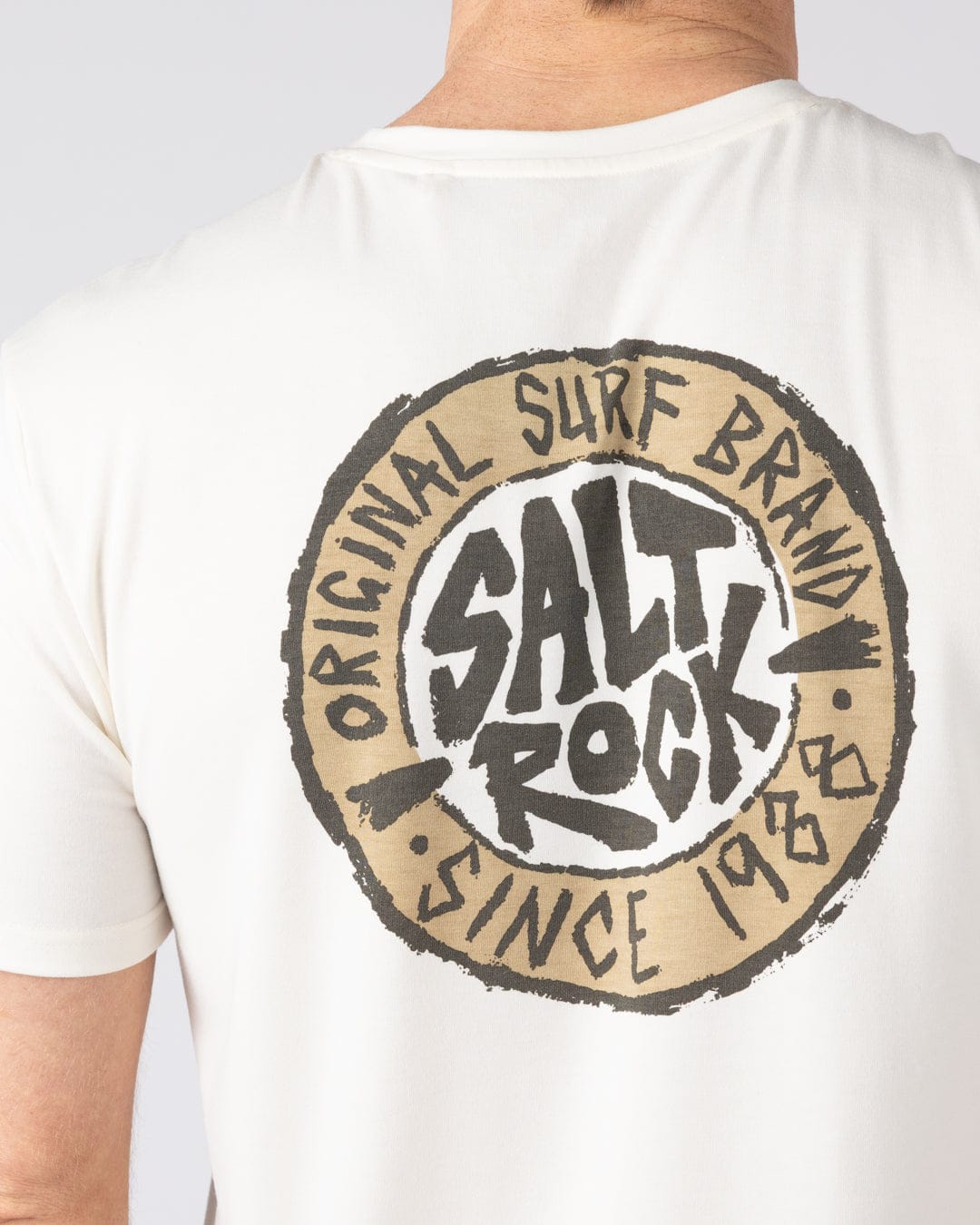 Original SR Hybrid - Mens Short Sleeve T-Shirt - Cream