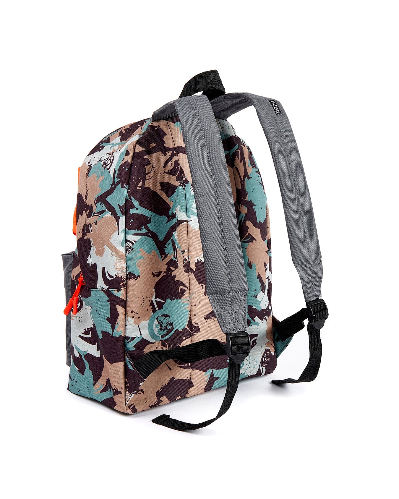 A Saltrock Uni-Camo - Backpack - Grey with a camouflage pattern on it.
