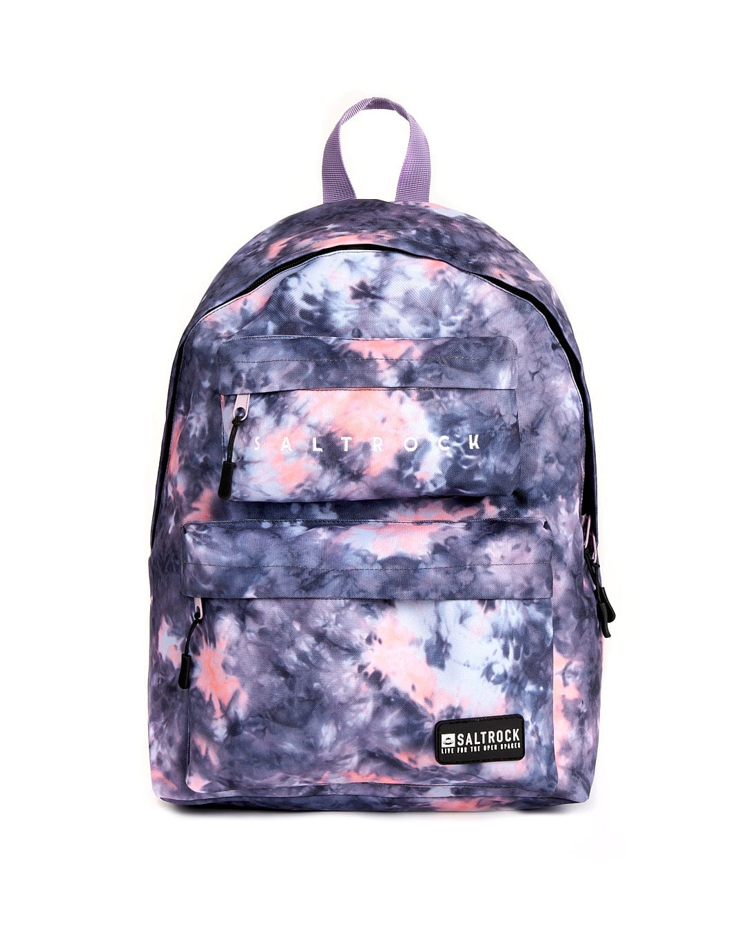 A Saltrock Uni-Vision - Backpack - Pink with a tie dye pattern on it.