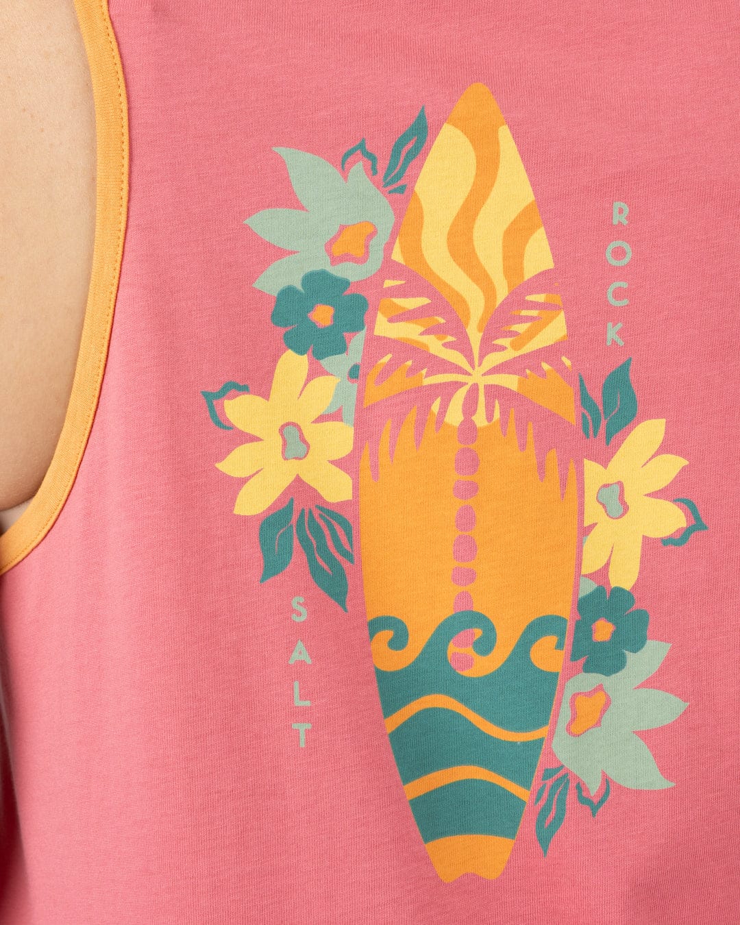 Sun Surfer Womens Vest in Bright Pink