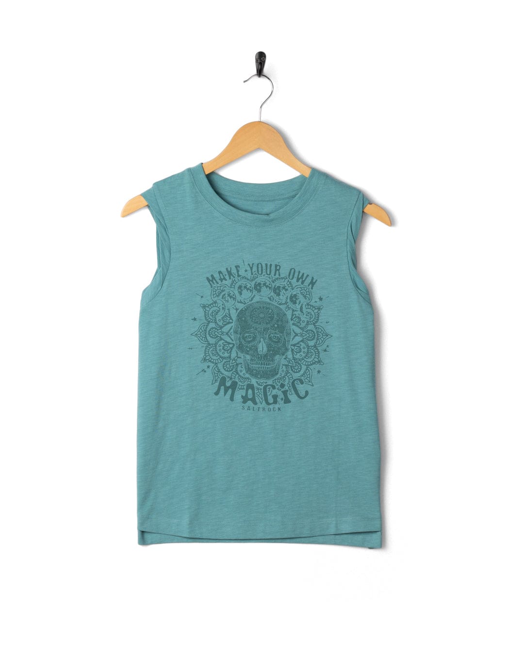 Make Magic - Womens Oversized Vest - Blue