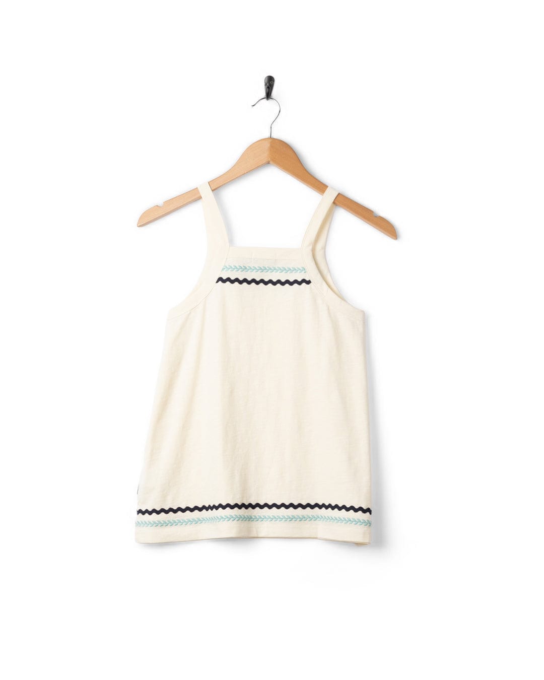 Talwyn Womens Slub Vest in Cream