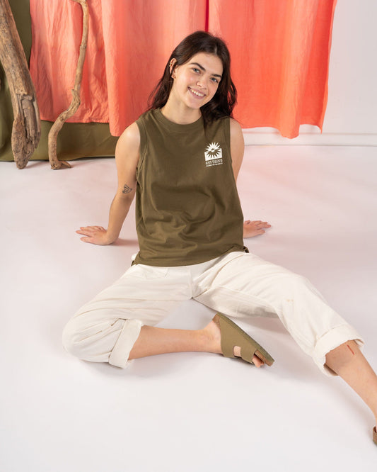 Roots - Womens Tank Top - Green
