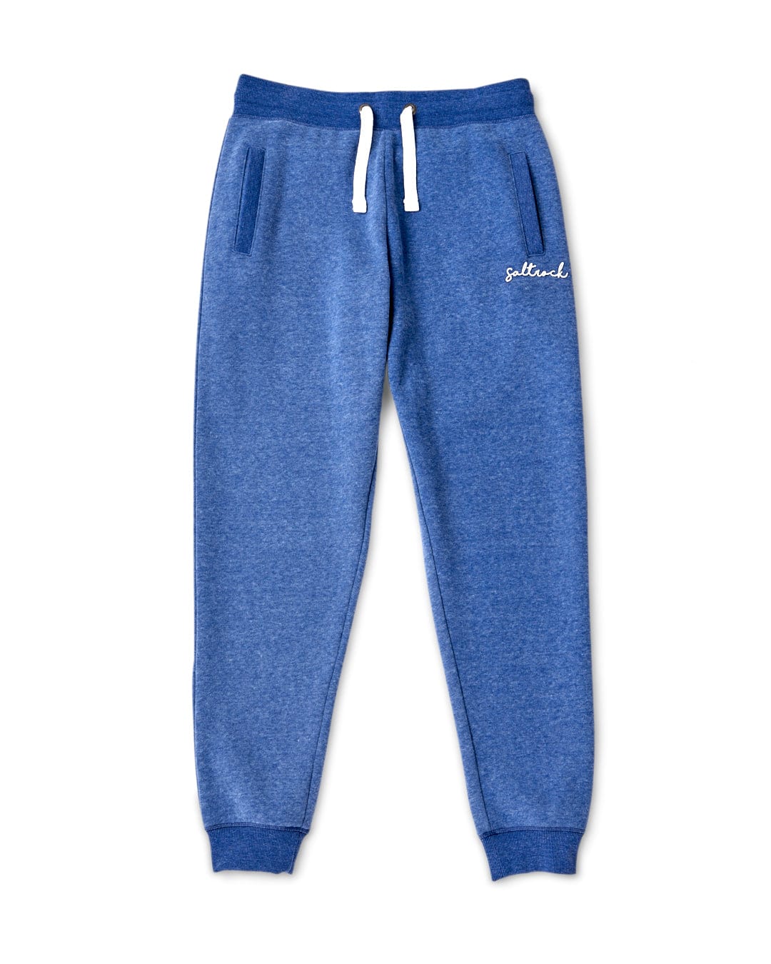 A blue Velator - Womens Jogger - Navy from the Saltrock range with a white logo on it.