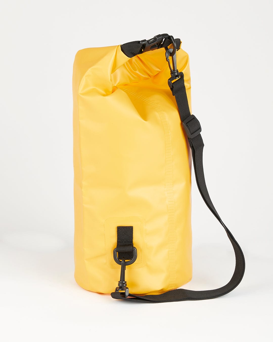A Saltrock Wave - 10L Drybag - Yellow on a white background.