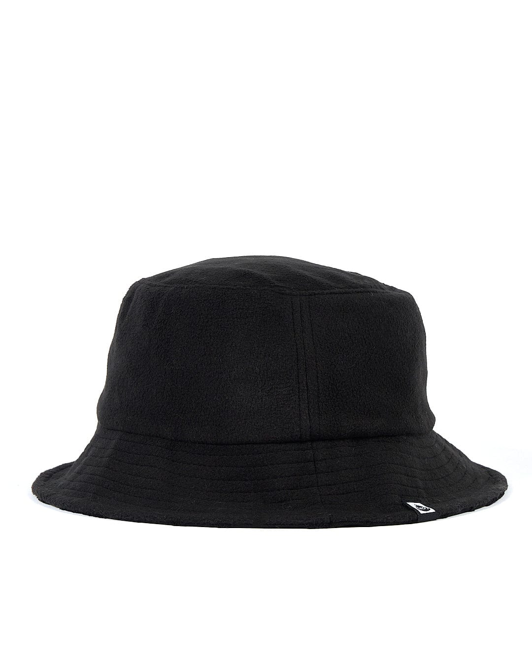 A reversible Saltrock Wavey - Reversible Bucket Hat - Black on a white background.