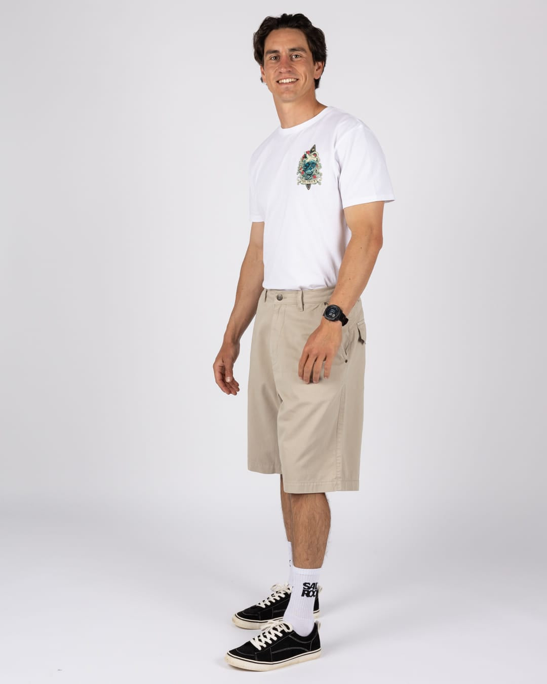 Stefan Mens Long Short in Beige