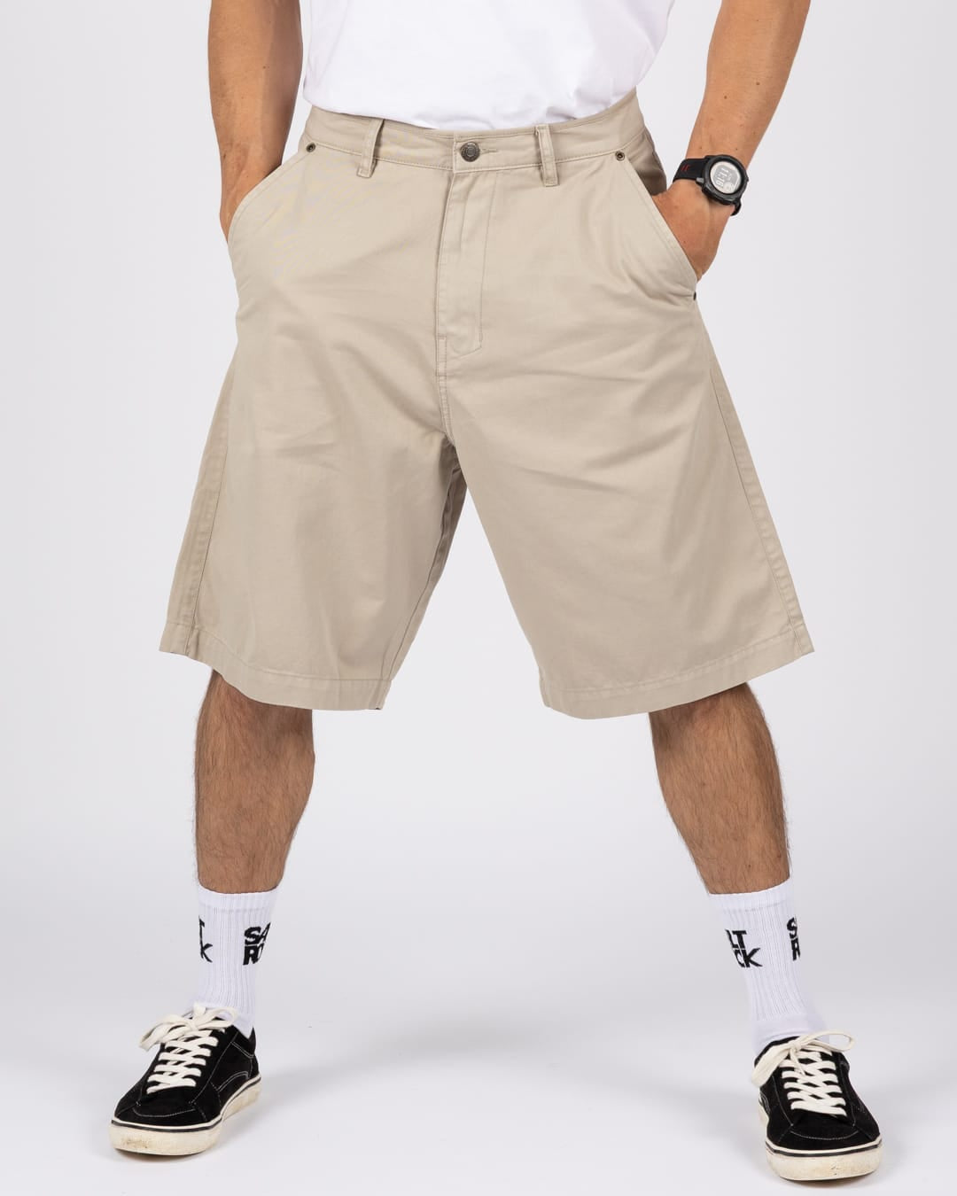 Stefan Mens Long Short in Beige