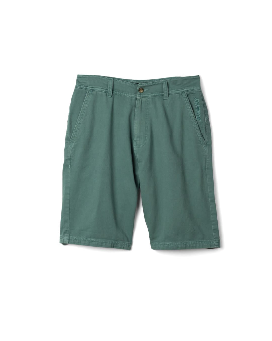 Conan Mens Chino Short in Dark Green