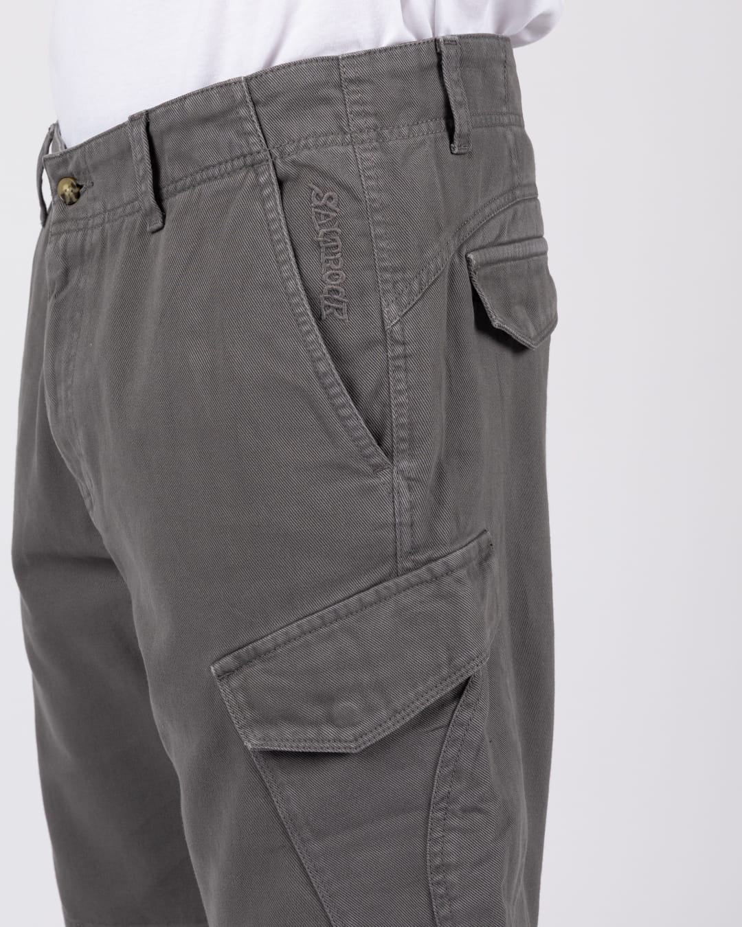 Peran Mens Cargo Short in Dark Grey
