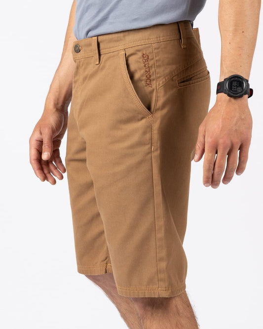 Conan Mens Chino Short in Brown