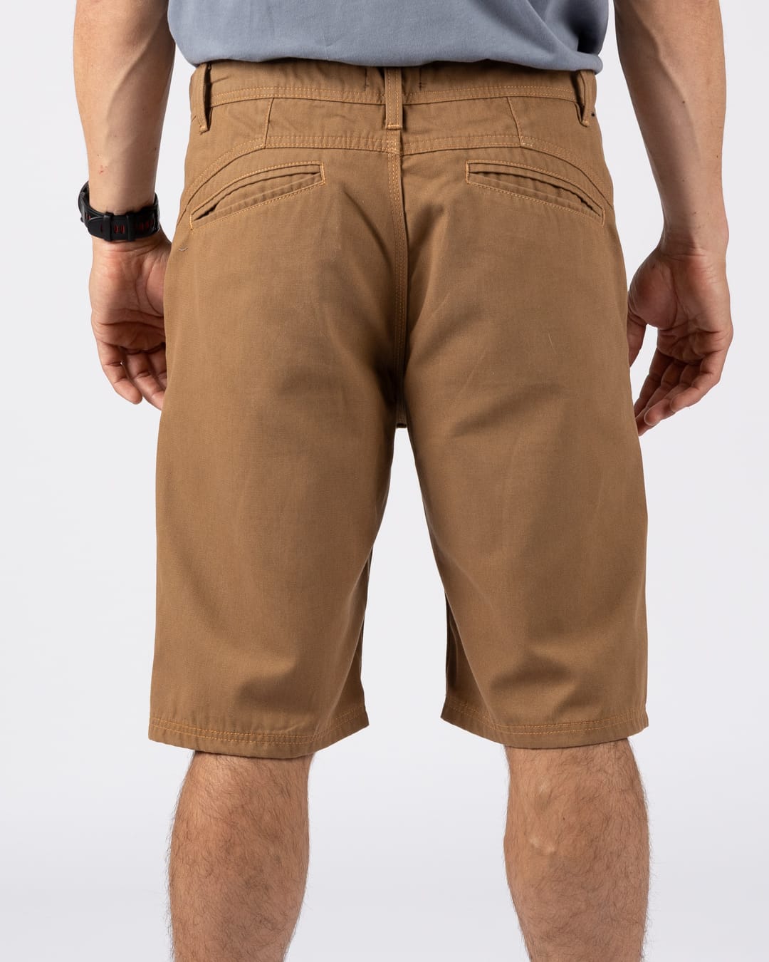 Conan Mens Chino Short in Brown