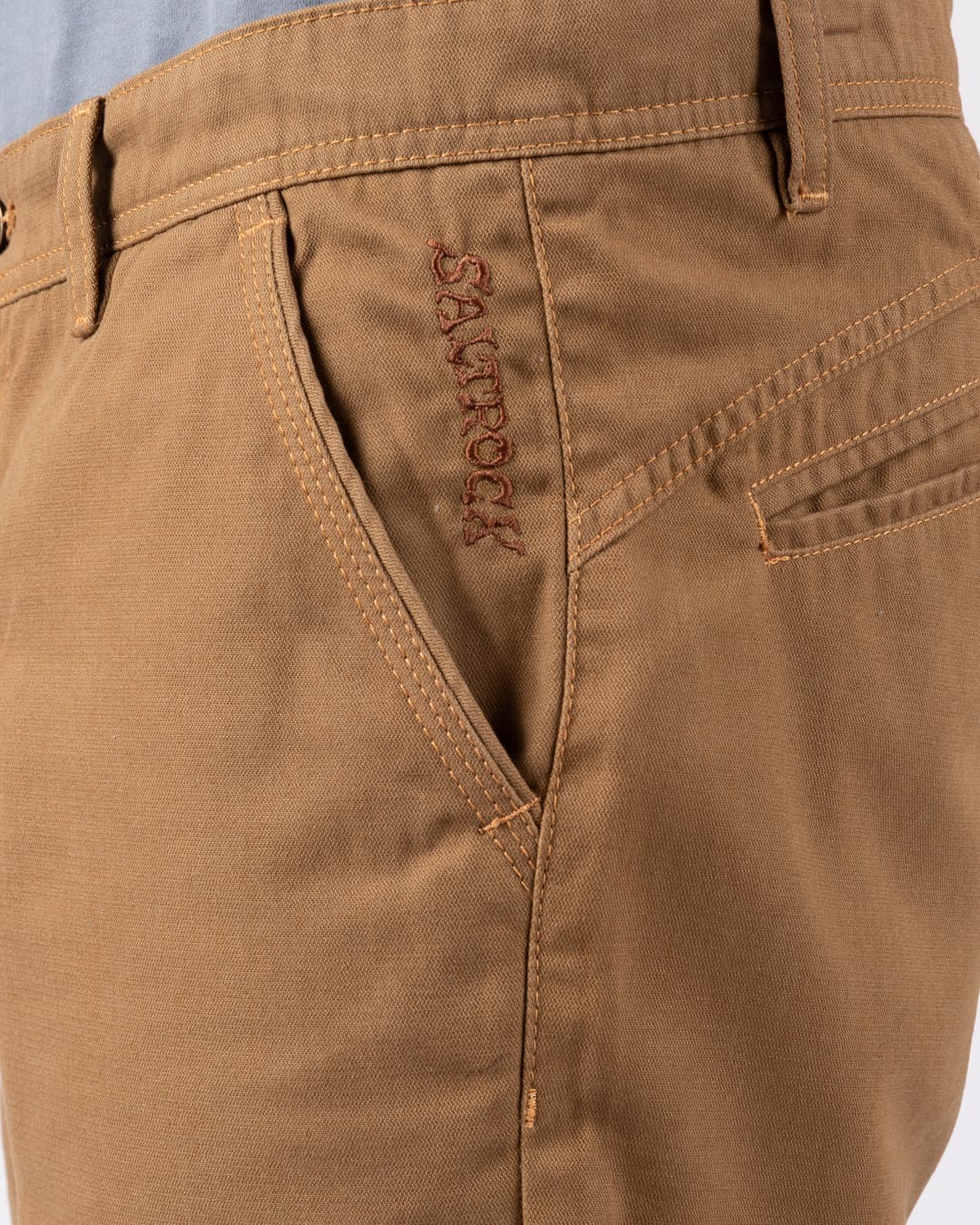 Conan Mens Chino Short in Brown