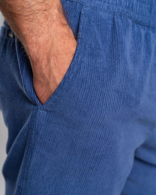 Meddon - Mens Corduroy Short - Blue