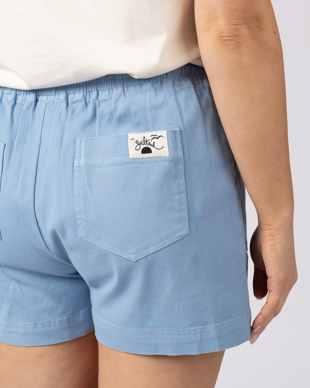 Santano Womens Short in Light Blue