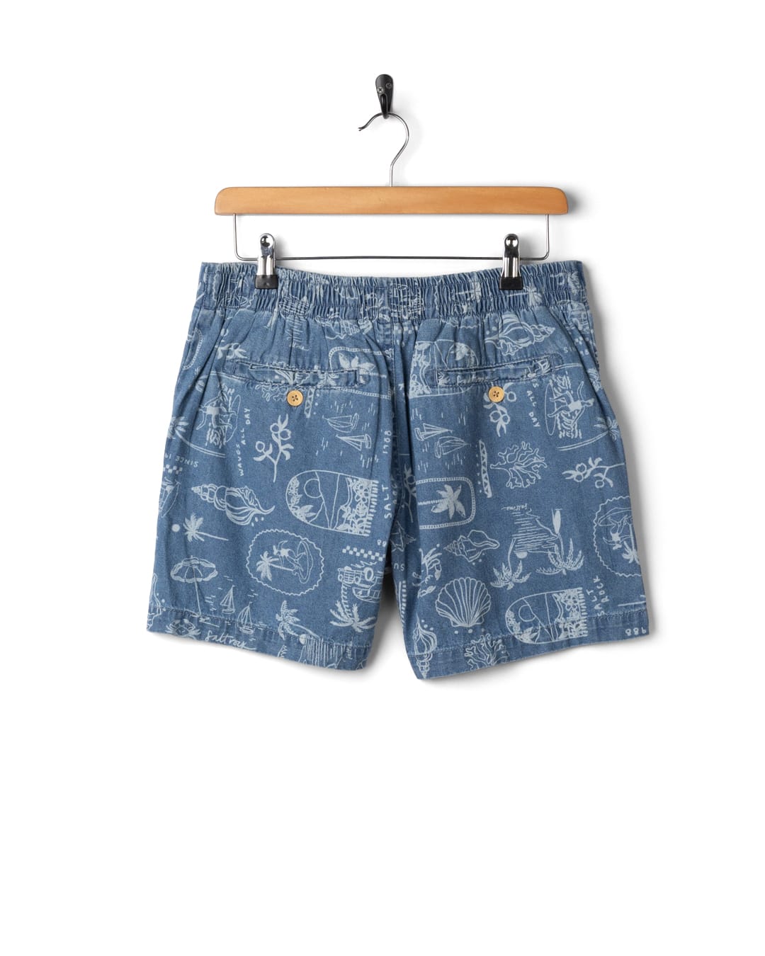 Island Life Denim Short in Blue