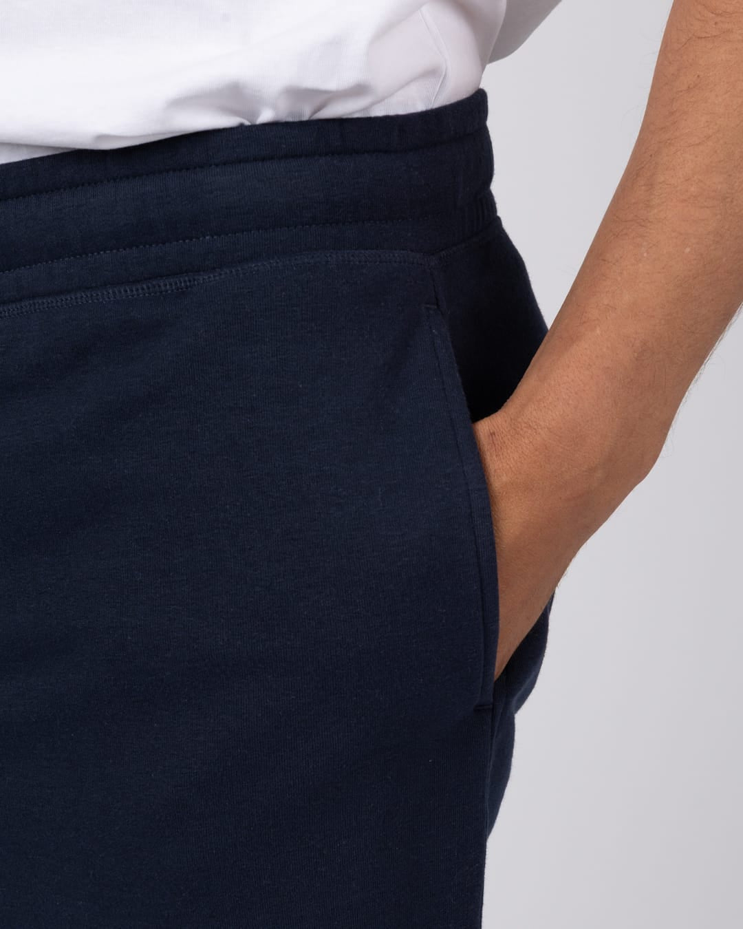 Essential Mens Sweat Shorts in Dark Blue