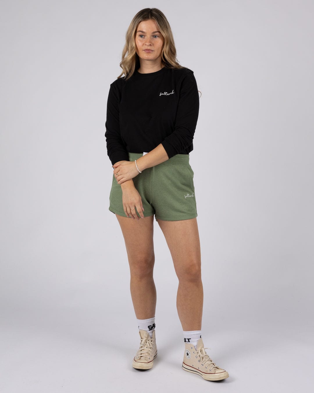 Velator - Womens Sweat Shorts - Green