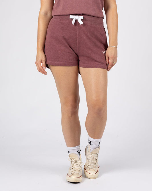 Essential Womens Sweat Shorts in Dark Purple