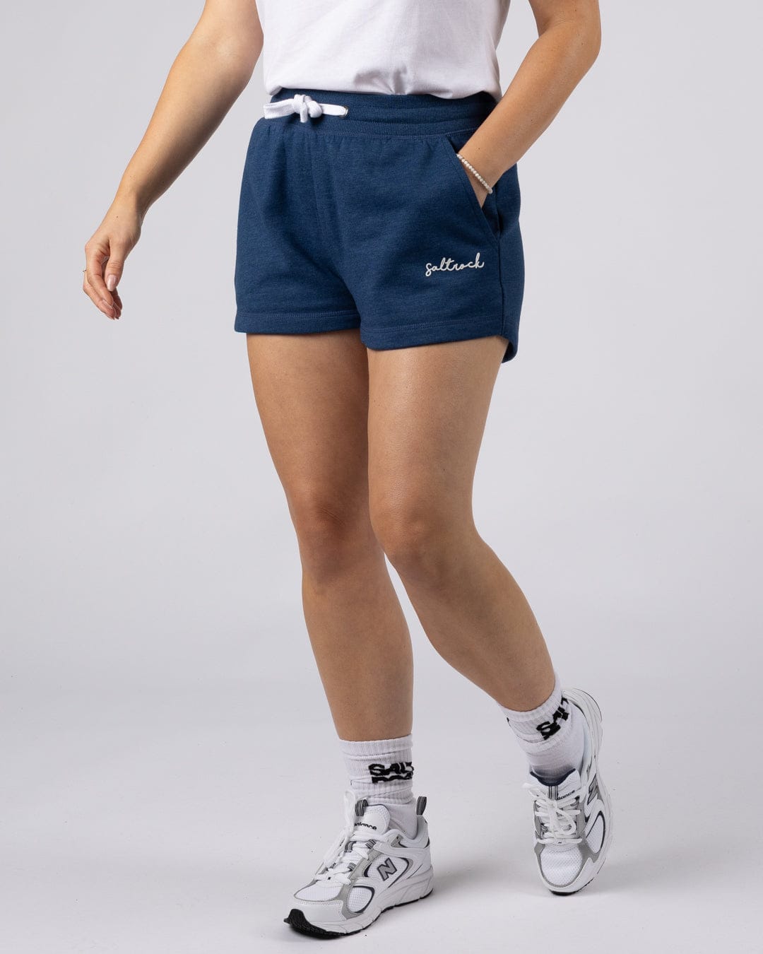 Velator - Womens Sweat Shorts - Blue Marl